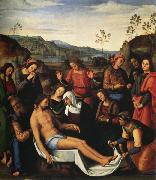 Pietro Perugino Lamentation over the Dead Christ (mk25) oil painting